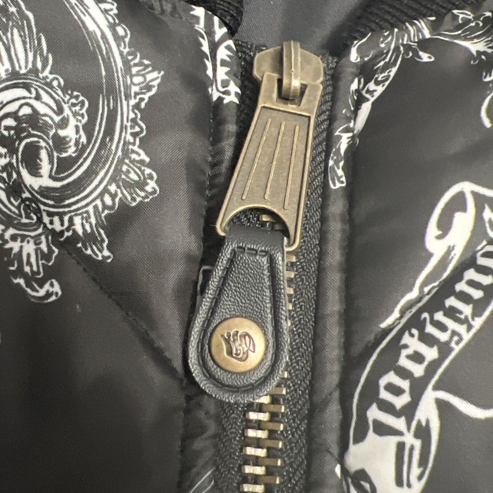 Southpole Boys Reversible Medium 12-14 Black‎ Bomber Skull Jacket - Picture 5 of 11